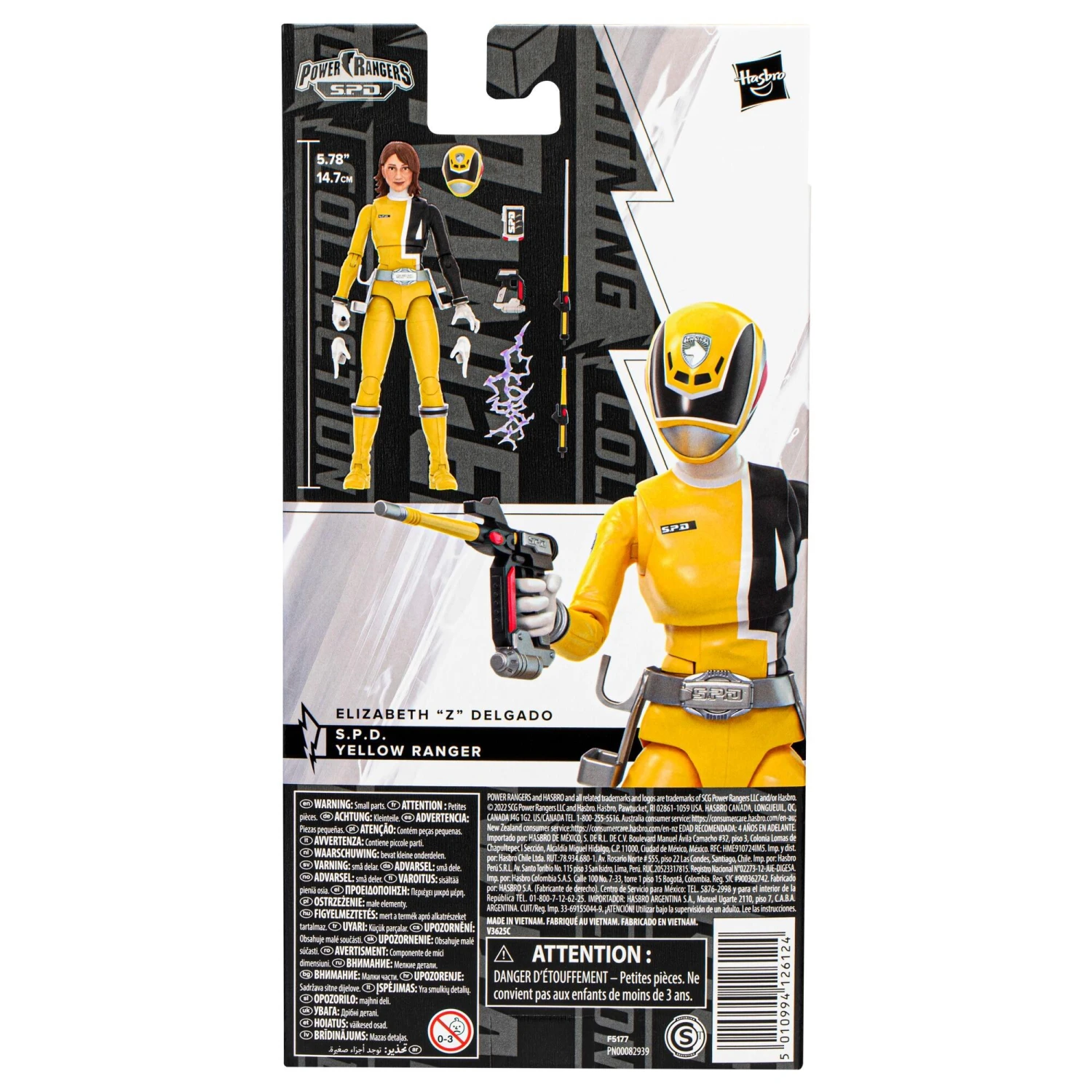 Hasbro Power Rangers Lightning Collection Exclusive Action Figure - S.P.D. Yellow Ranger - Image 9