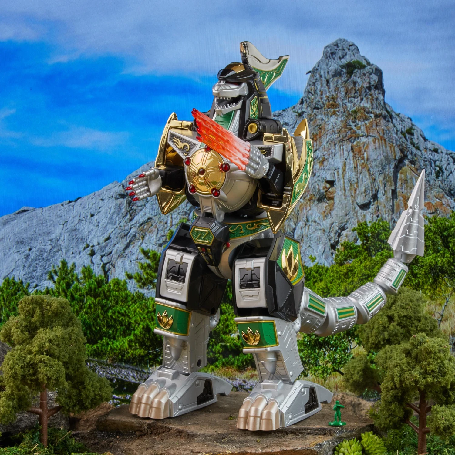 Hasbro Power Rangers Lightning Collection Zord Ascension Project - Mighty Morphin Dragonzord - Image 3