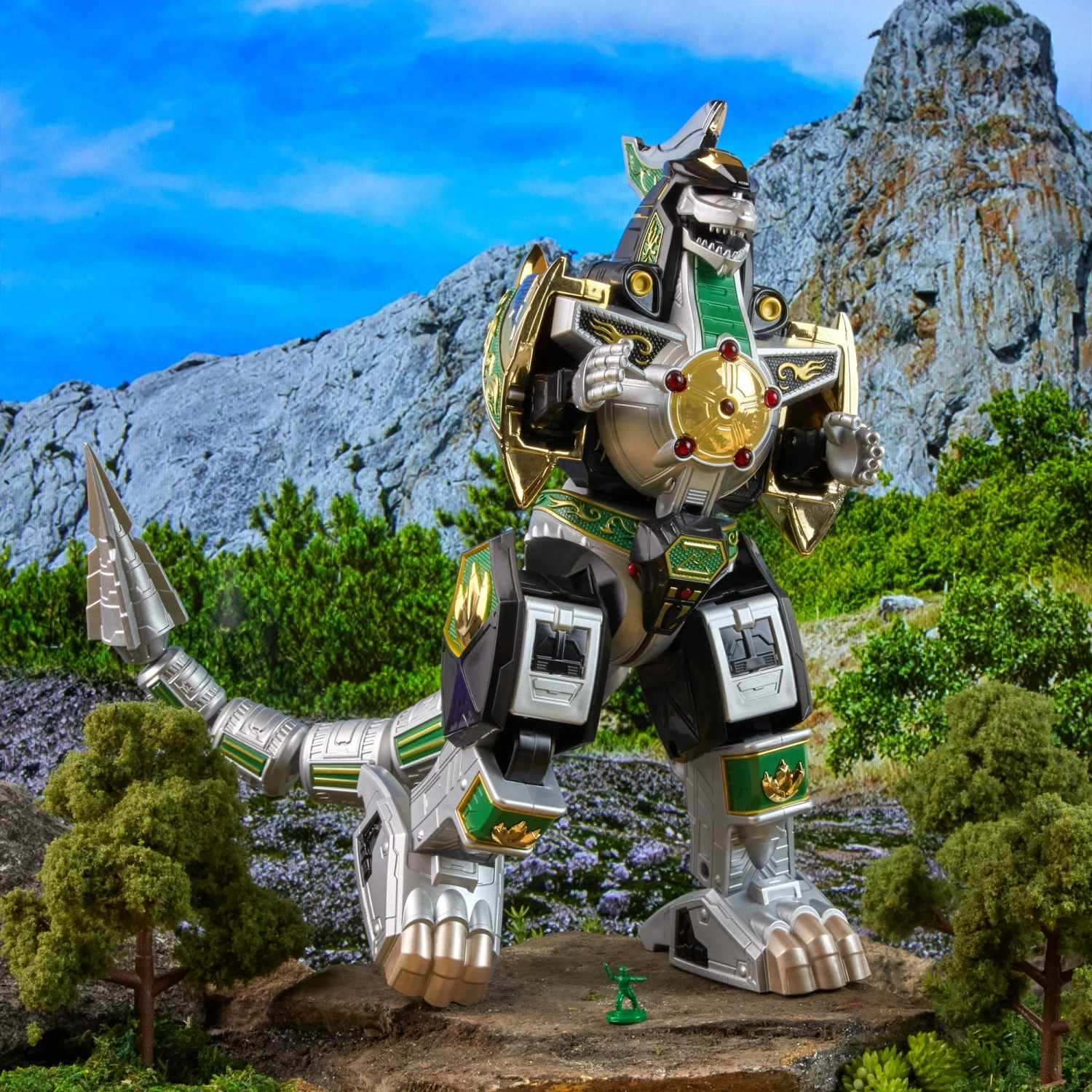Hasbro Power Rangers Lightning Collection Zord Ascension Project - Mighty Morphin Dragonzord - Image 4
