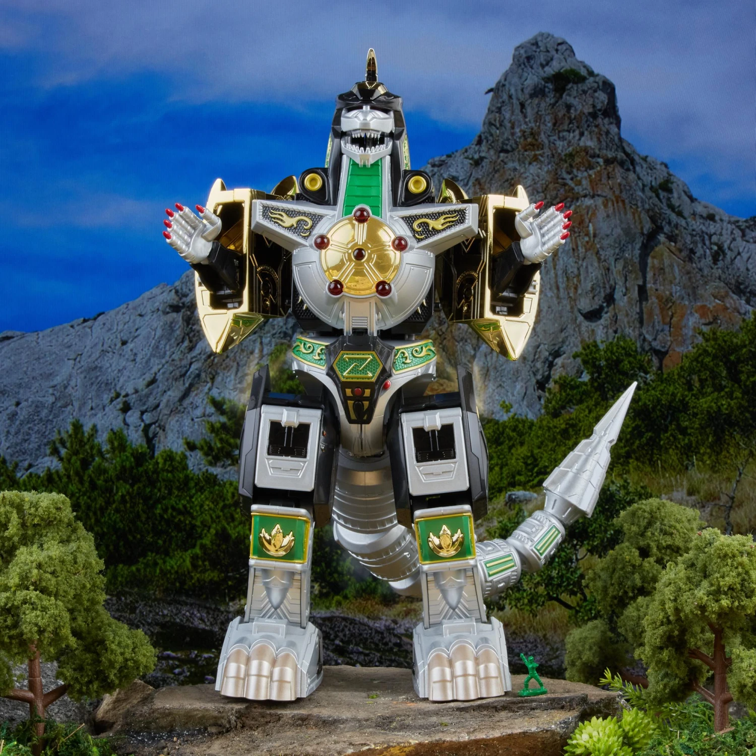Hasbro Power Rangers Lightning Collection Zord Ascension Project - Mighty Morphin Dragonzord - Image 5
