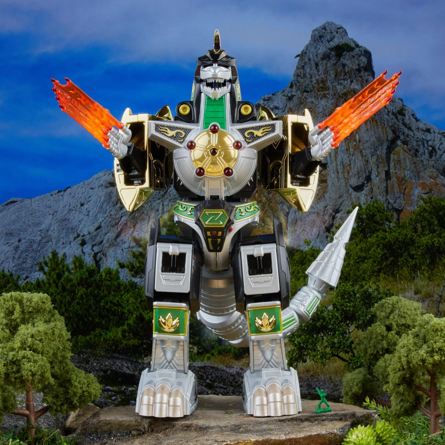 Hasbro Power Rangers Lightning Collection Zord Ascension Project - Mighty Morphin Dragonzord - Image 6