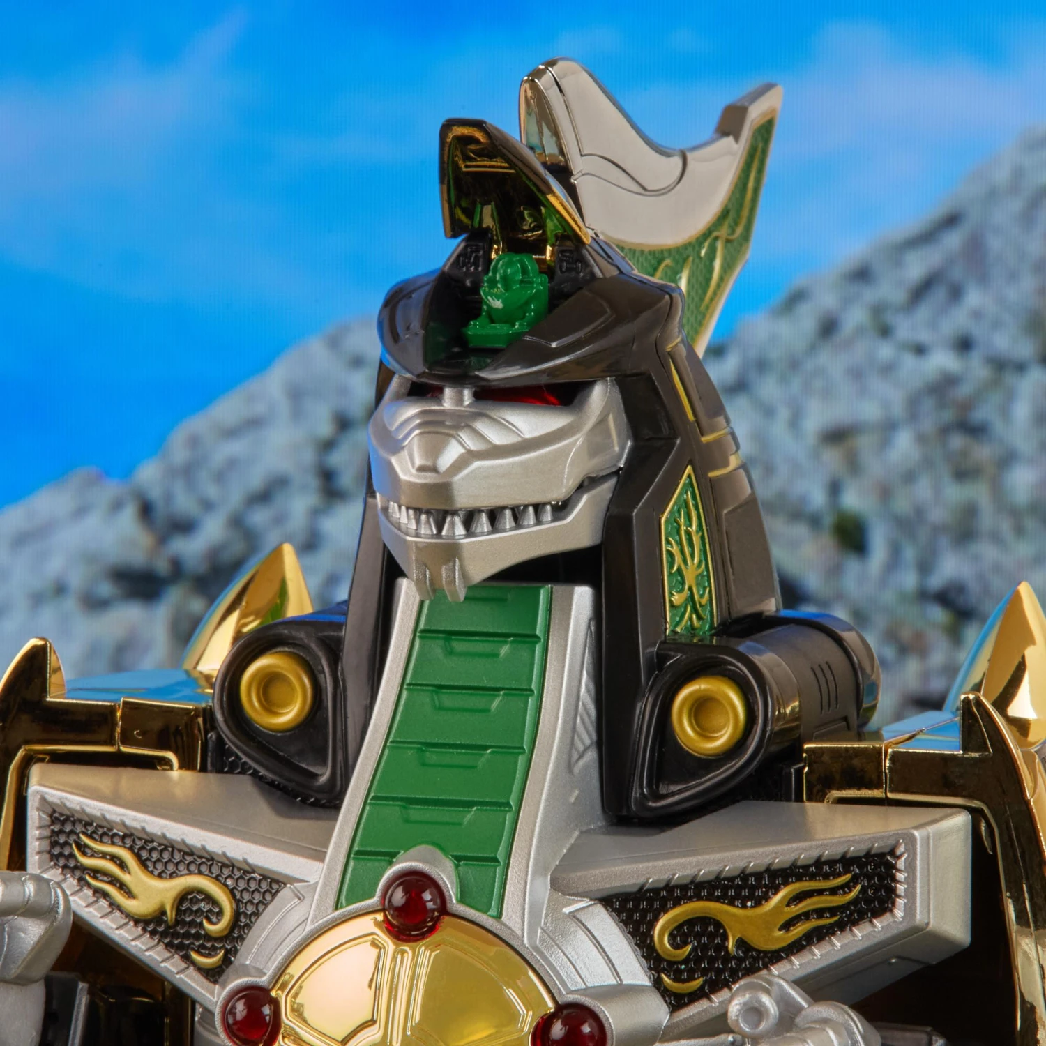 Hasbro Power Rangers Lightning Collection Zord Ascension Project - Mighty Morphin Dragonzord - Image 8