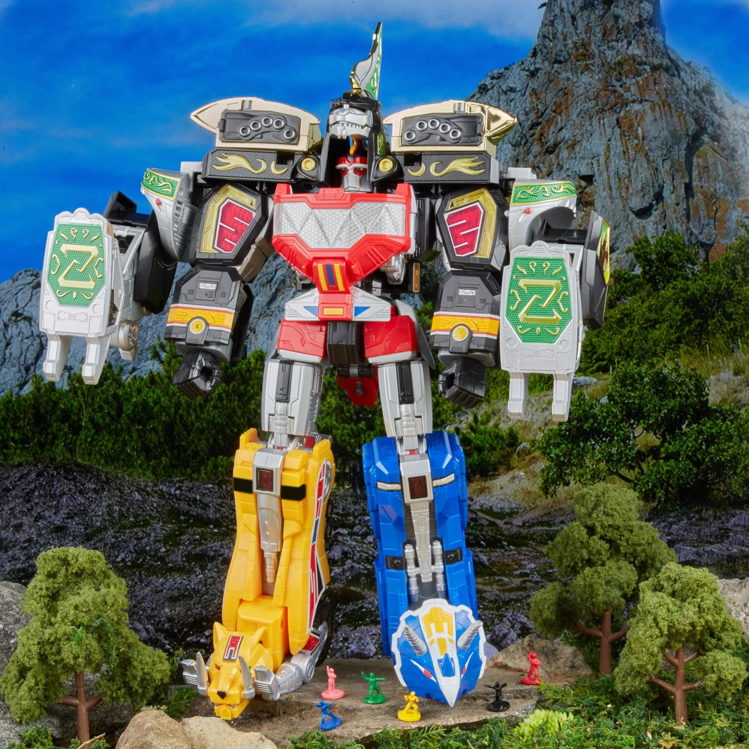 Hasbro Power Rangers Lightning Collection Zord Ascension Project - Mighty Morphin Dragonzord - Image 10