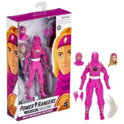 Hasbro Power Rangers Lightning Collection 6-Inch Action Figure - Pink Ninja Ranger Kat