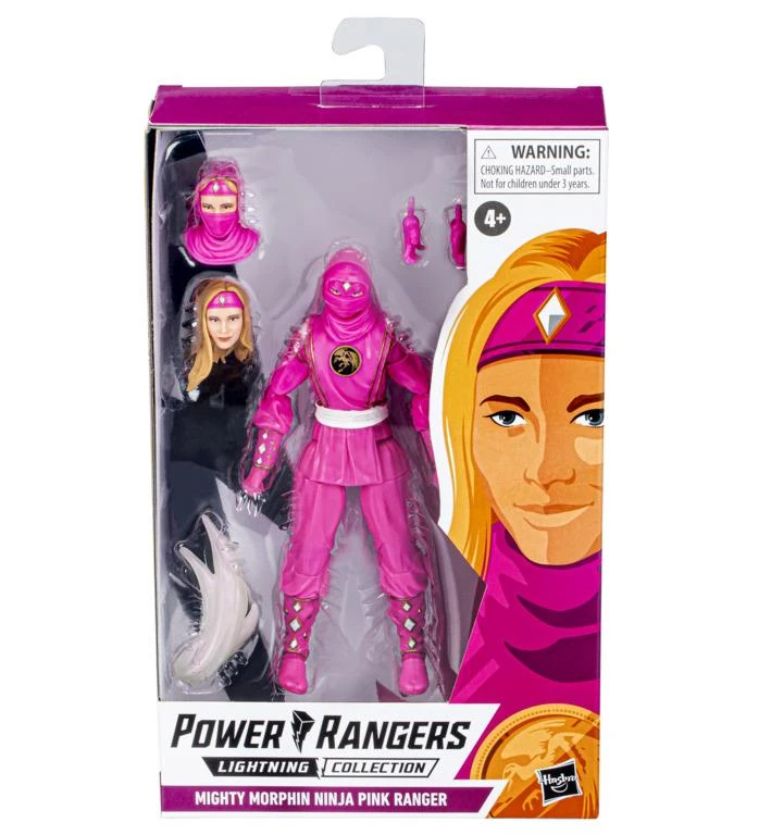 Hasbro Power Rangers Lightning Collection 6-Inch Action Figure - Pink Ninja Ranger Kat - Image 2