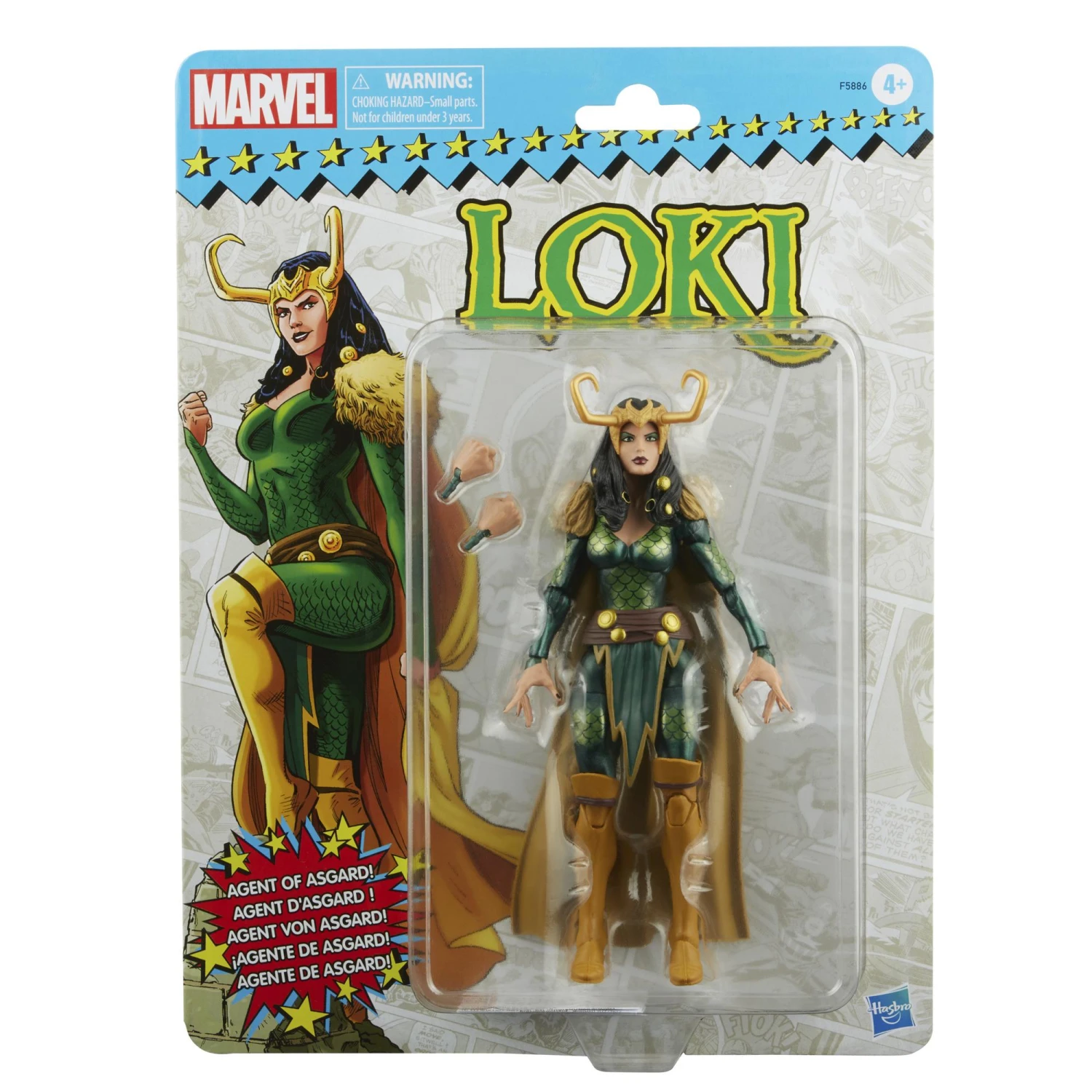 Hasbro MARVEL LEGENDS RETRO ACTION FIGURE - Loki - Agent Of Asgard