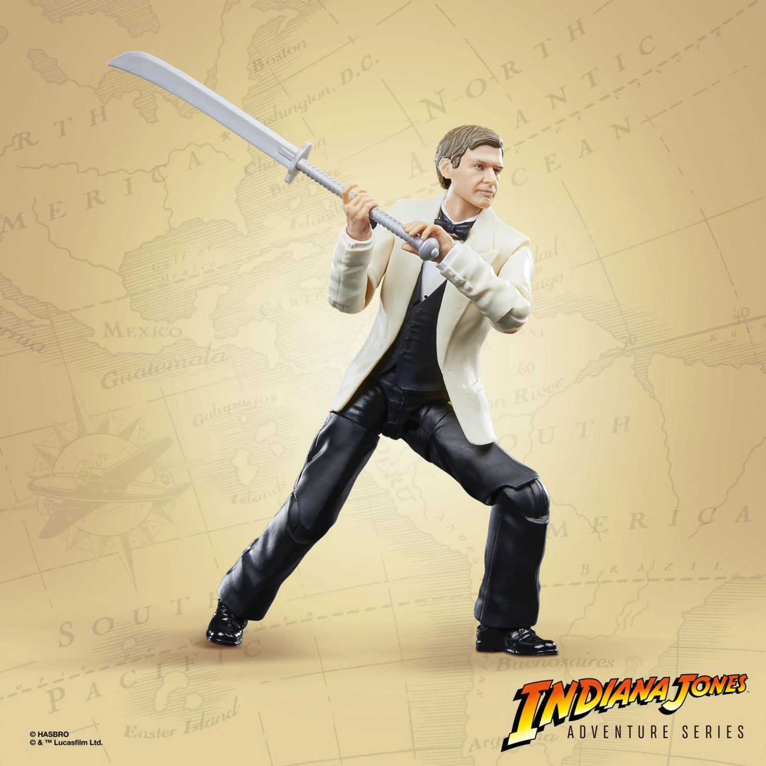 Hasbro Indiana Jones 6 Inch Action Figure Exclusive - Indiana Jones (Club Obi Wan) - Image 6