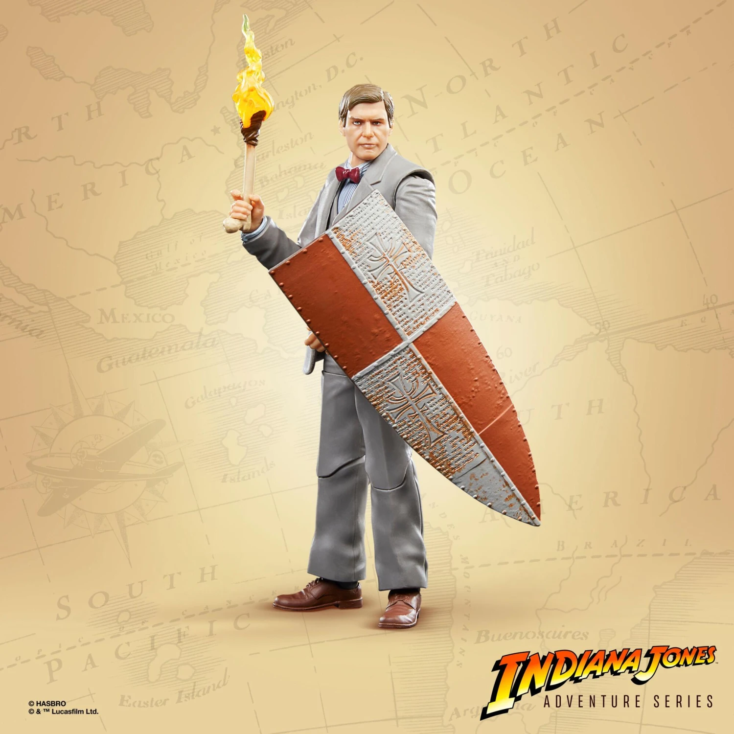 Hasbro Indiana Jones 6 Inch Action Figure - Indiana Jones (Professor) - Image 5