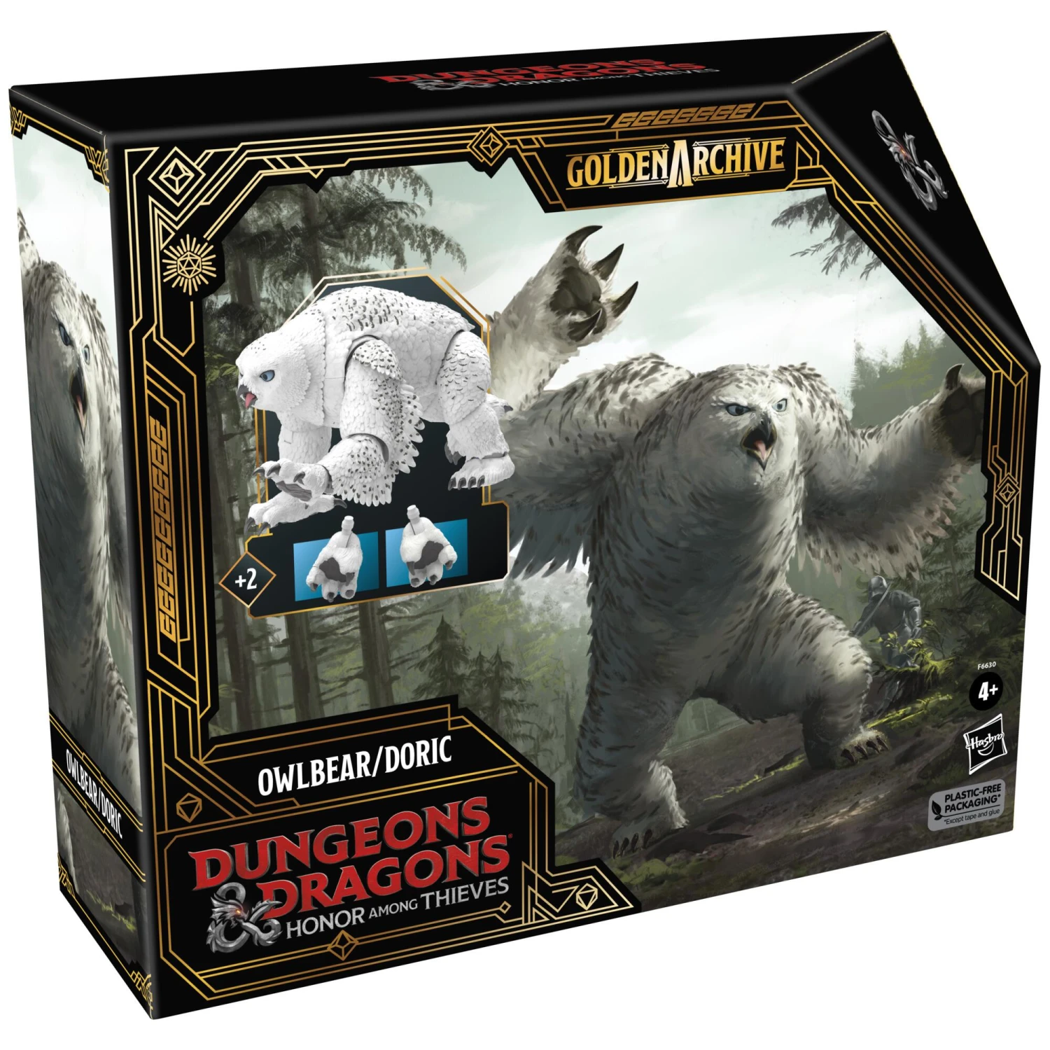 Hasbro Dungeons & Dragons Honor Among Thieves Golden Archive Action Figure - Owlbear / Doric - Image 3