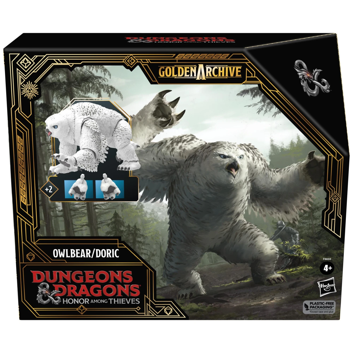 Hasbro Dungeons & Dragons Honor Among Thieves Golden Archive Action Figure - Owlbear / Doric - Image 4
