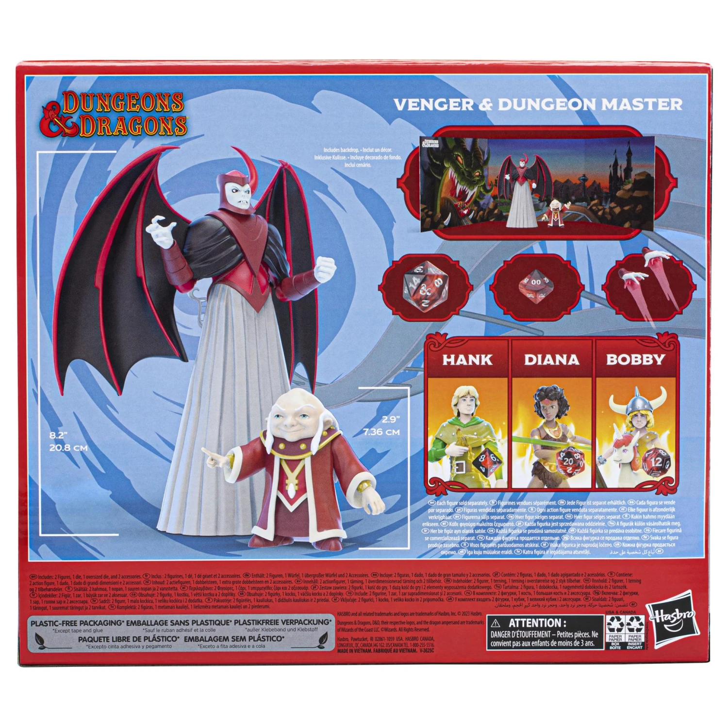 Hasbro Dungeons & Dragons Cartoon Classics 6-Inch-Scale Action Figure - Dungeon Master & Venger 2-Pack - Image 2
