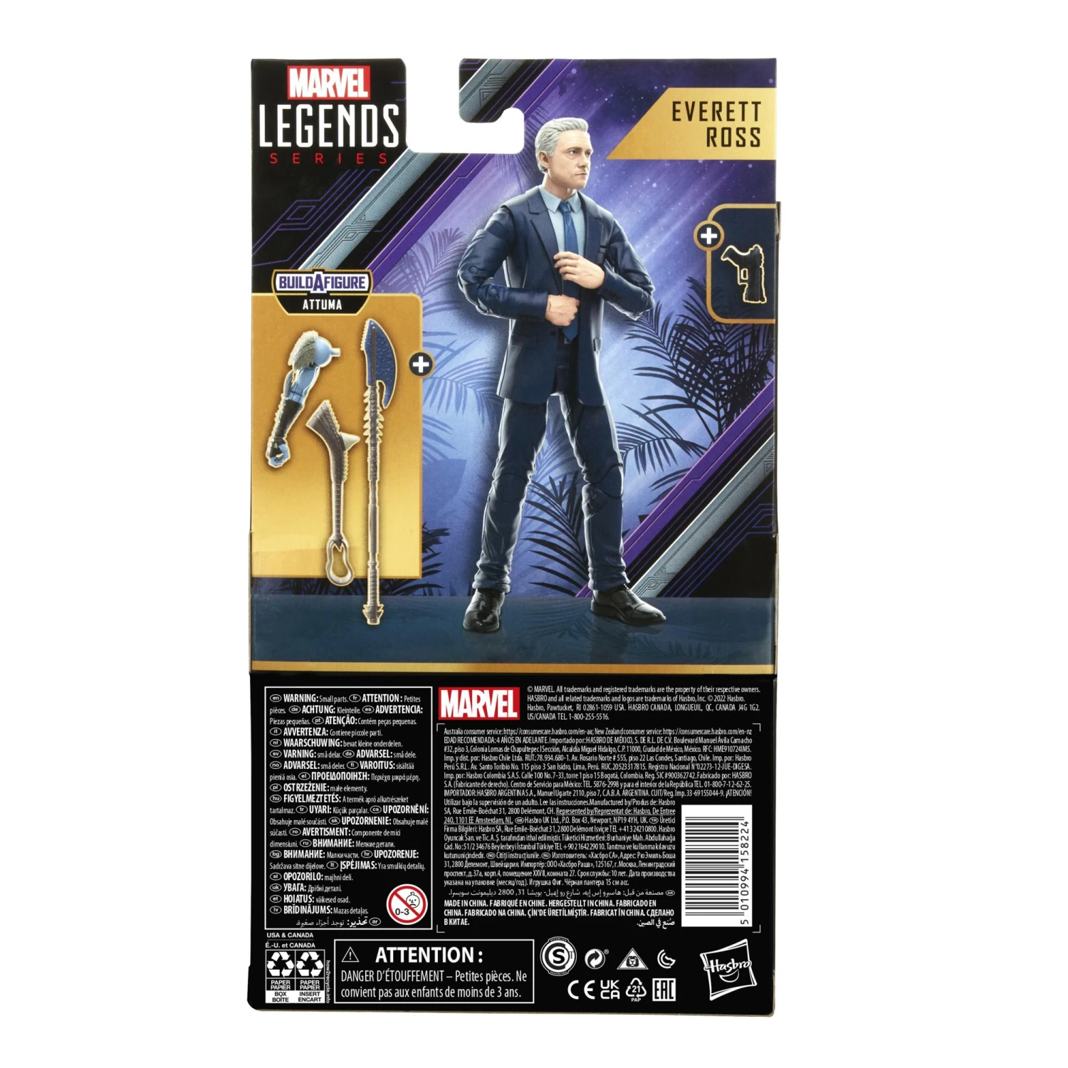 Hasbro Marvel Legends Black Panther 6-Inch Figures Wave 3 - Everett Ross - Image 2