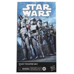 Hasbro Star Wars Black Series 6 Inch Action Figure Comic Series - Scar Trooper Mic