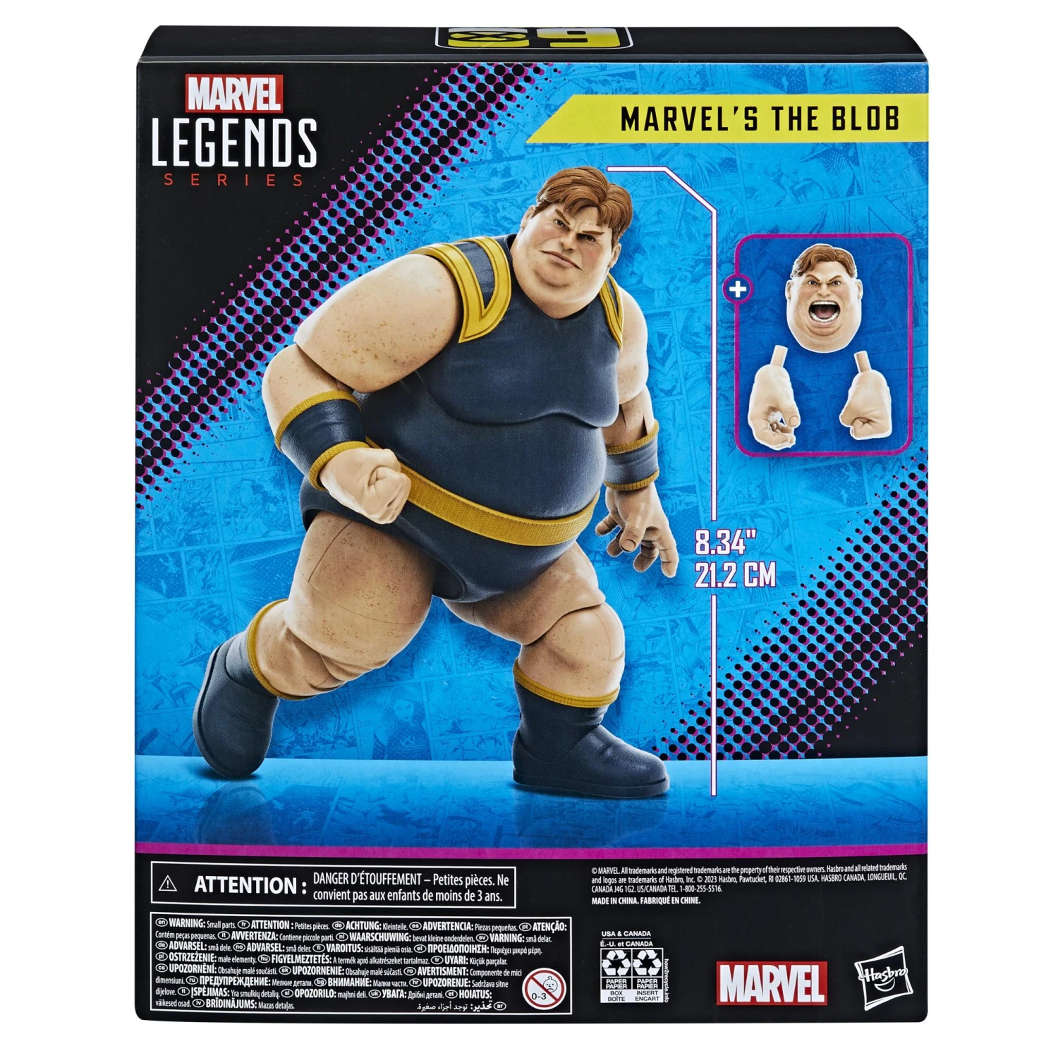 Hasbro Marvel Legends X-Men 60th Anniversary 6 Inch Scale Action Figure - Marvel's The Blob - Image 7