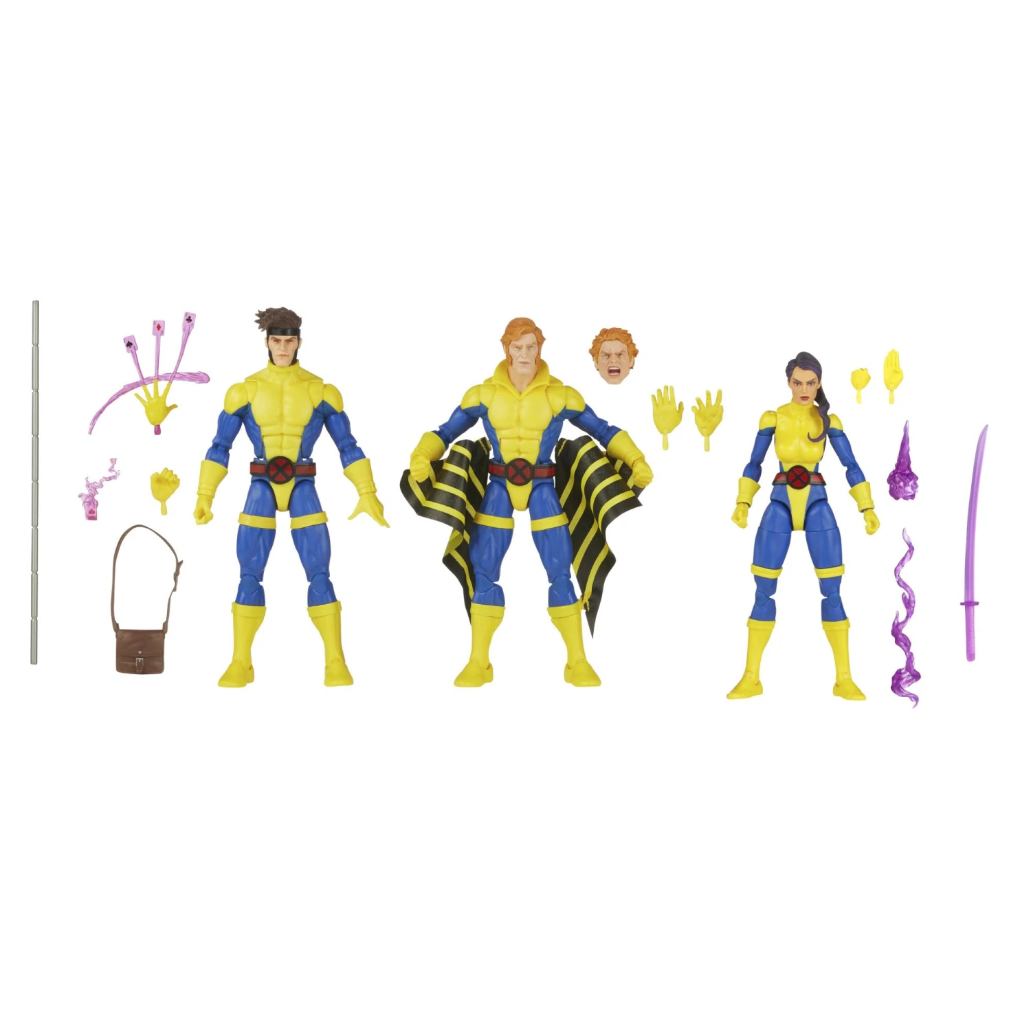 Hasbro Marvel Legends X-Men 60th Anniversary Action Figure - Marvel's Banshee, Gambit & Psylocke Multipack - Image 5