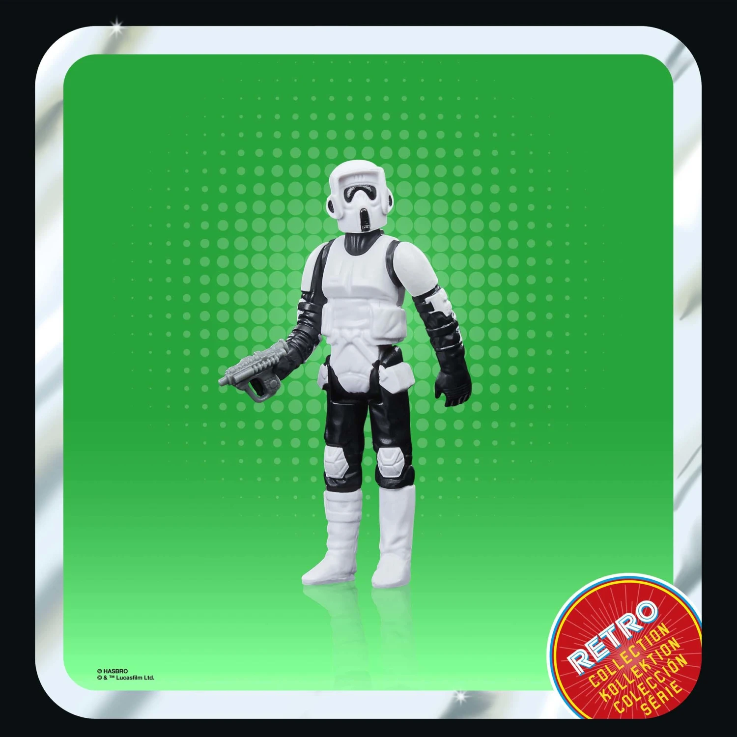 Hasbro Star Wars Retro Action Figure Wave 6 - Biker Scout - Image 7
