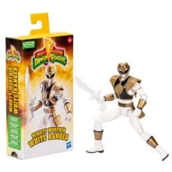 Hasbro Power Rangers Lightning Collection 6-Inch Action Figure - Mighty Morphin White Ranger