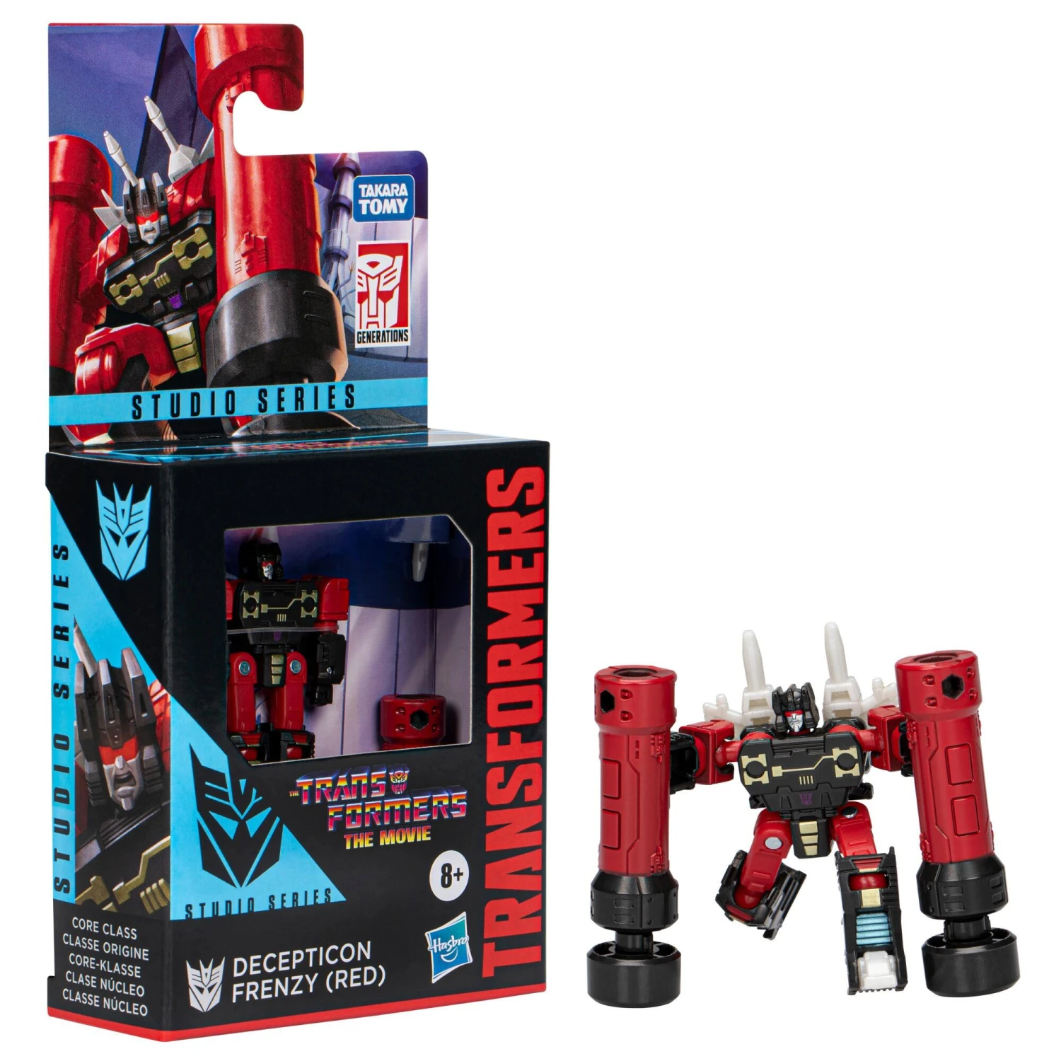 Hasbro *PRE-ORDER Transformers Studio Series TF7 Core Class Action Figure - Decepticon Frenzy (Red)