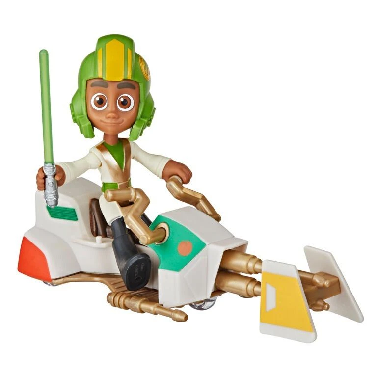 Hasbro Star Wars The Young Jedi Adventures Action Figures - Kai Brightstar With Speeder Bike - Image 4