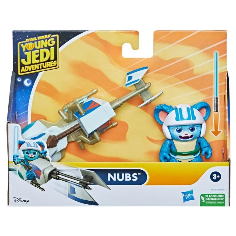 Hasbro Star Wars The Young Jedi Adventures Action Figures - Nubs With Speeder Bike - Image 2