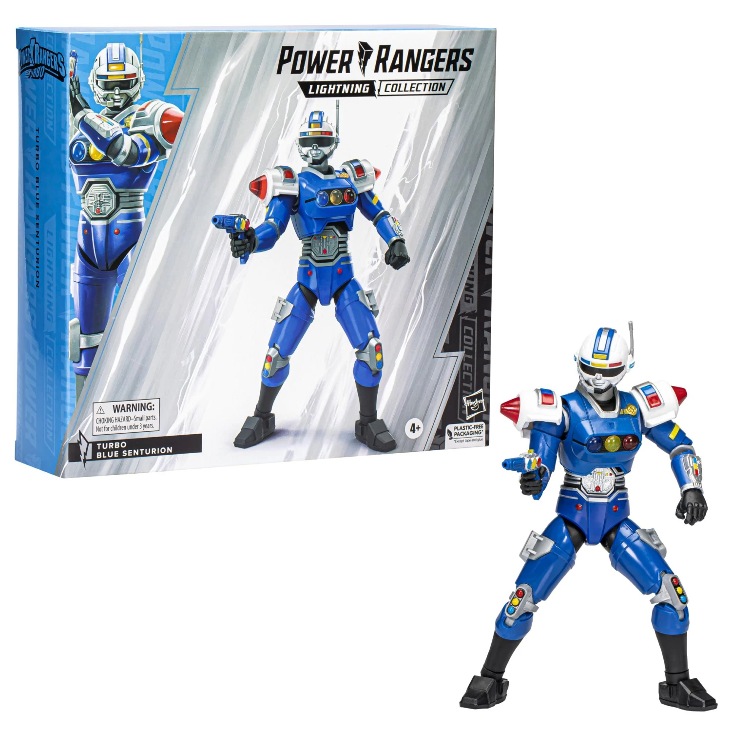 Hasbro Power Rangers Lightning Collection 6 Inch Action Figure - Turbo Blue Senturion