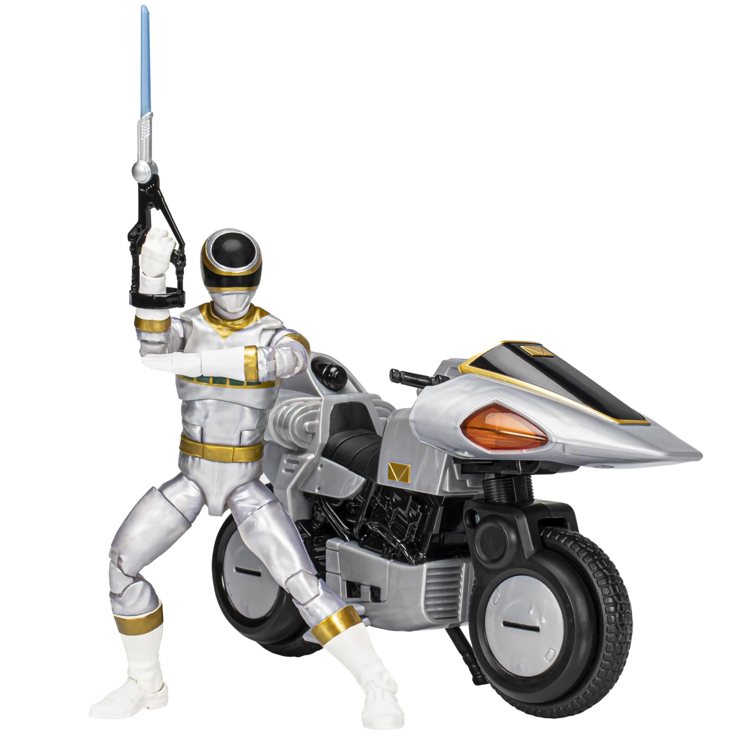 Hasbro Power Rangers Lightning Collection 6 Inch Action Figure - In Space Silver Ranger - Image 3