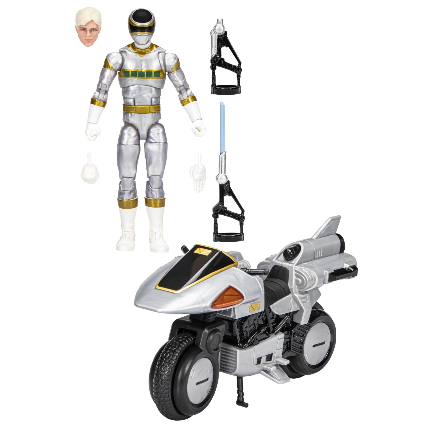 Hasbro Power Rangers Lightning Collection 6 Inch Action Figure - In Space Silver Ranger - Image 5