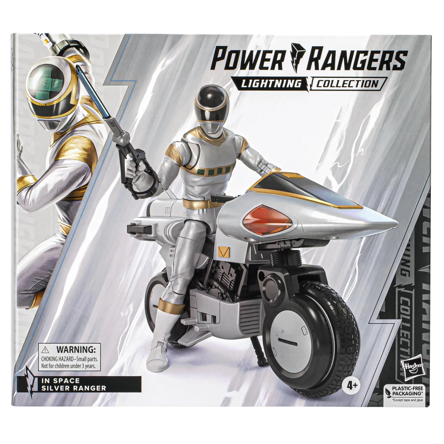 Hasbro Power Rangers Lightning Collection 6 Inch Action Figure - In Space Silver Ranger - Image 2