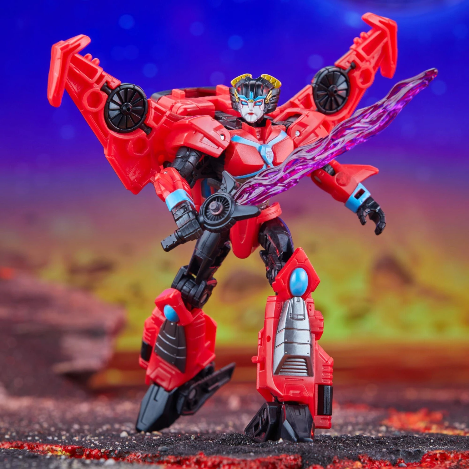 Hasbro *PRE-ORDER Transformers Generations Legacy Deluxe Class Action Figure - Windblade - Image 6
