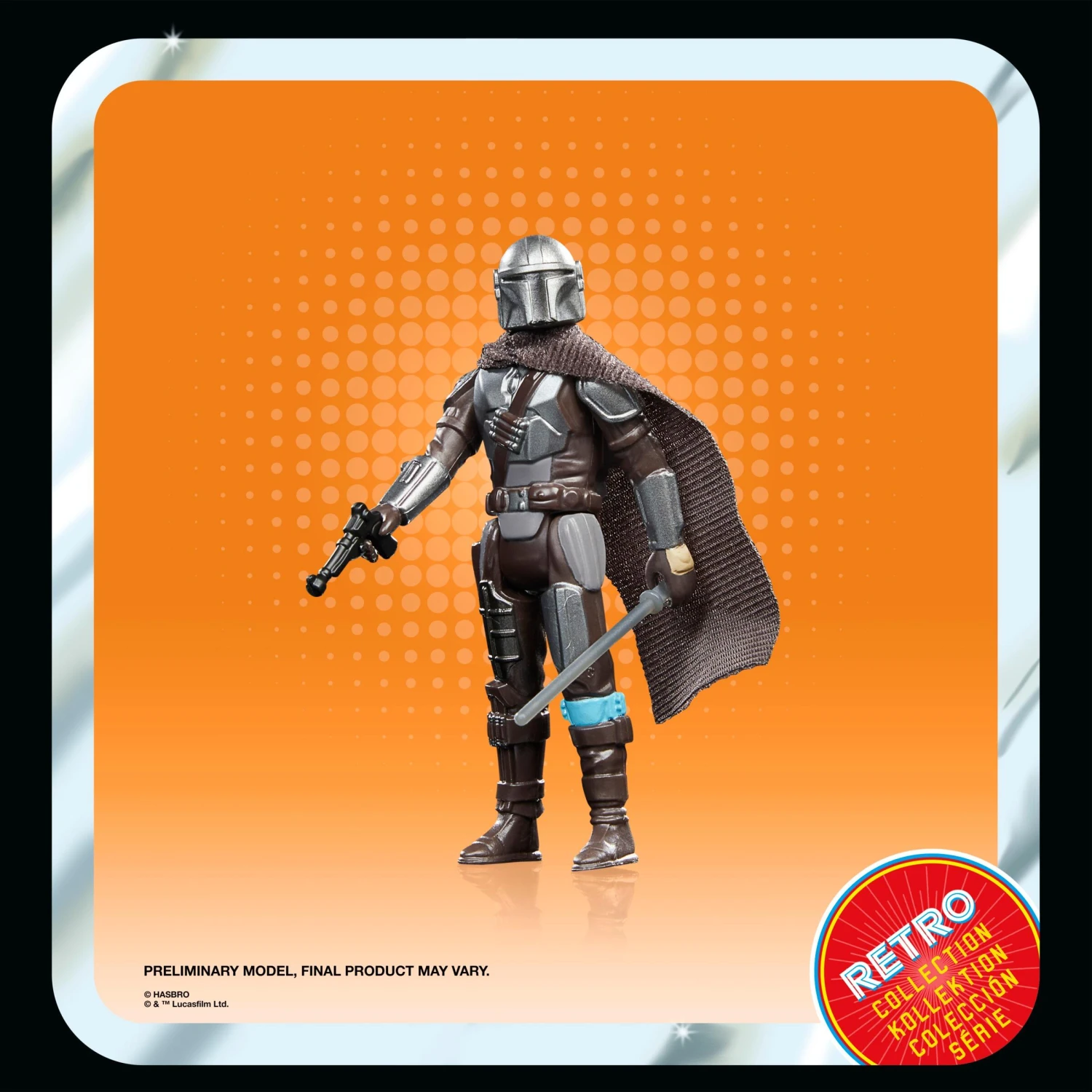 Hasbro *PRE-ORDER Star Wars Retro Action Figure Wave 7 - The Mandalorian - Image 5