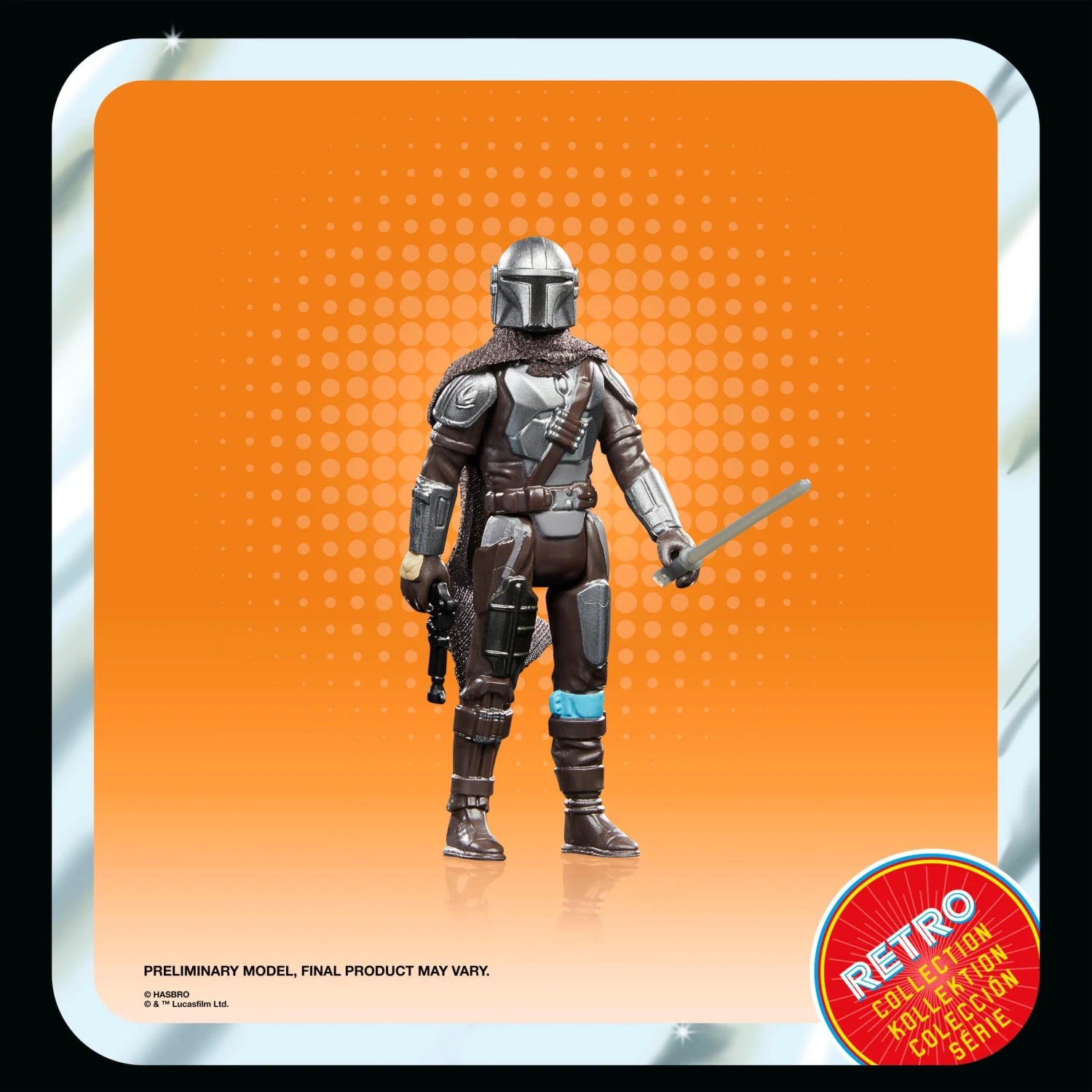 Hasbro *PRE-ORDER Star Wars Retro Action Figure Wave 7 - The Mandalorian - Image 6