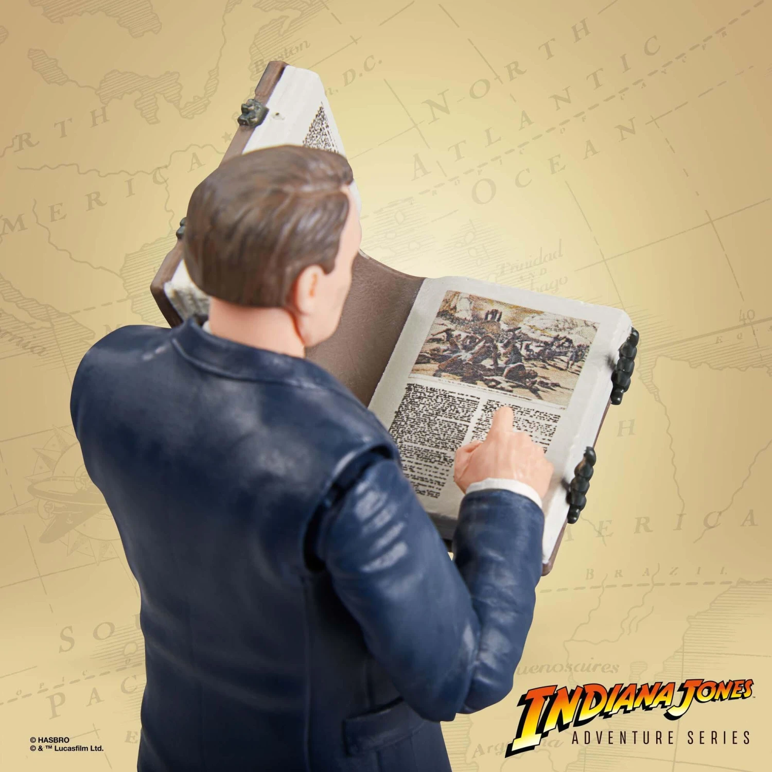 Hasbro Indiana Jones 6 Inch Exclusive Action Figure 2-Pack - Marcus Brody & Rene Belloq (Ark Showdown) - Image 4