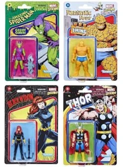 Hasbro Marvel Universe Retro 3.75 Inch Action Figure Wave 6 - Set Of 4