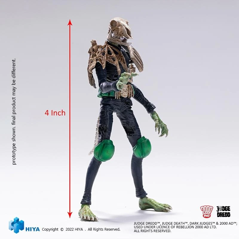 HIYA Toys Judge Dredd 1:18 Scale Action Figures - Judge Mortis - Image 3