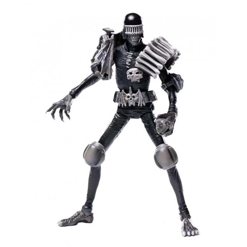 HIYA Toys Judge Dredd 1:18 Scale Action Figures - Black & White Judge Death