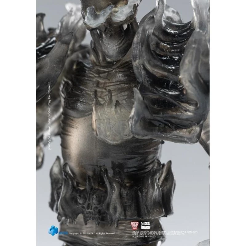 HIYA Toys Judge Dredd 1:18 Scale Action Figures - Black & White Judge Fire - Image 4