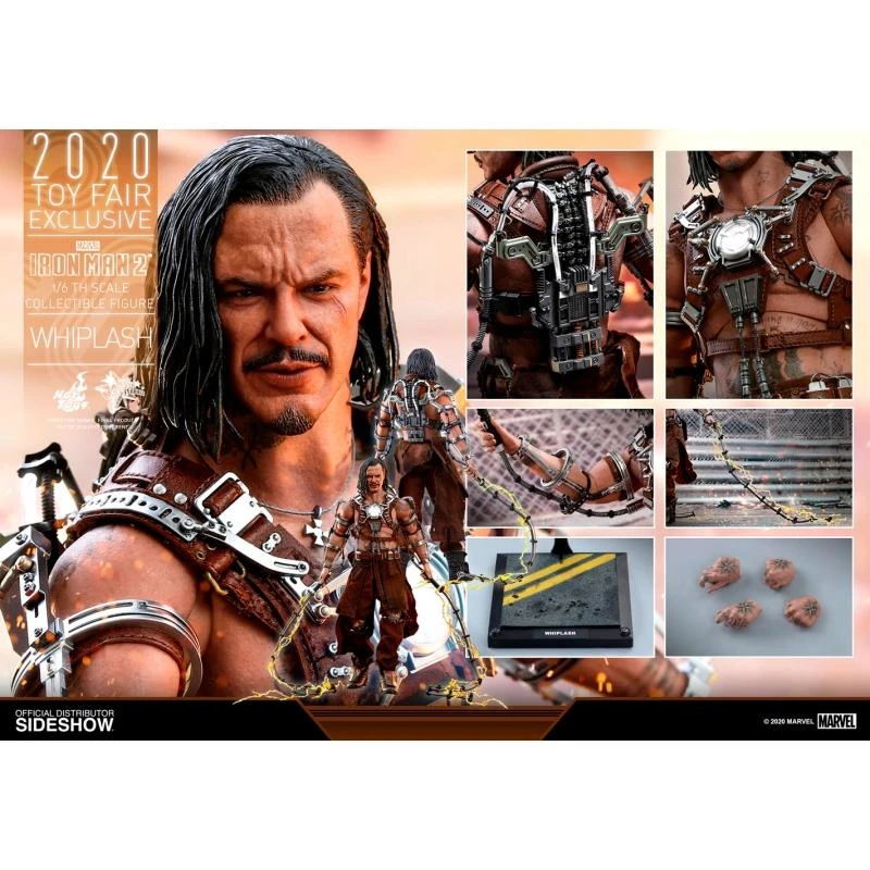 Whiplash (Iron Man 2) - Marvel Hot Toys Collectibles 1/6 Scale Action Figure - Image 7