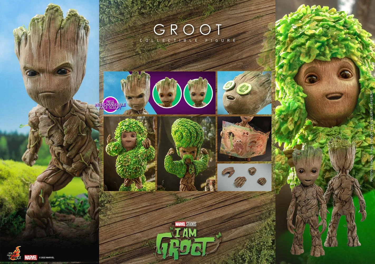 *PRE-ORDER Groot - Marvel Hot Toys Collectibles 1/6 Scale Action Figure - Image 6