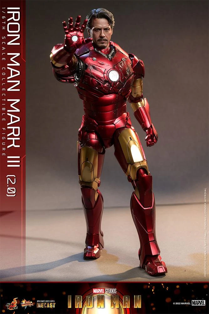 *PRE-ORDER Iron Man Mark III - Marvel Hot Toys Collectibles 1/6 Scale Action Figure - Image 2