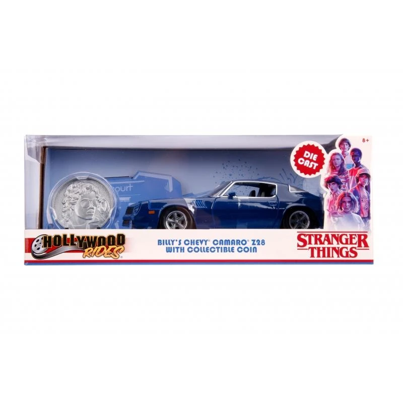 Jada Toys Stranger Things - Chevy Camaro With Collectors Coin Hollywood Rides 1:24 Scale Die Cast Vehicle