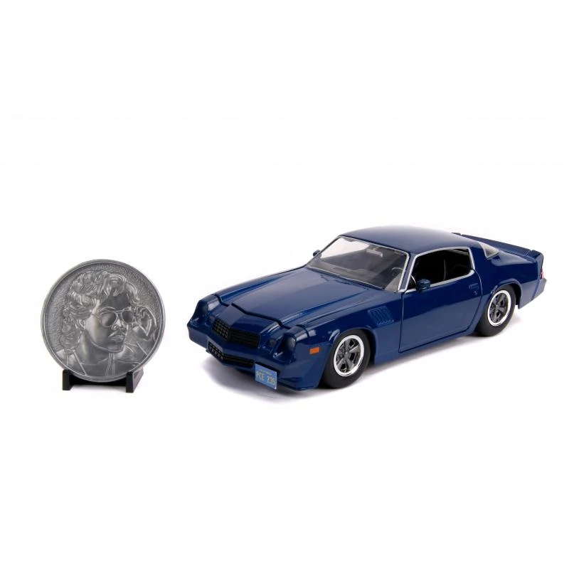Jada Toys Stranger Things - Chevy Camaro With Collectors Coin Hollywood Rides 1:24 Scale Die Cast Vehicle - Image 2