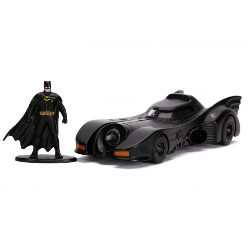 Jada Toys Batman - 1989 Batmobile With Batman Figure Hollywood Rides 1:32 Scale Die Cast Vehicle - Image 2
