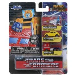 Jada Toys G1 Transformers - NANO Hollywood Rides 3 Vehicle Set