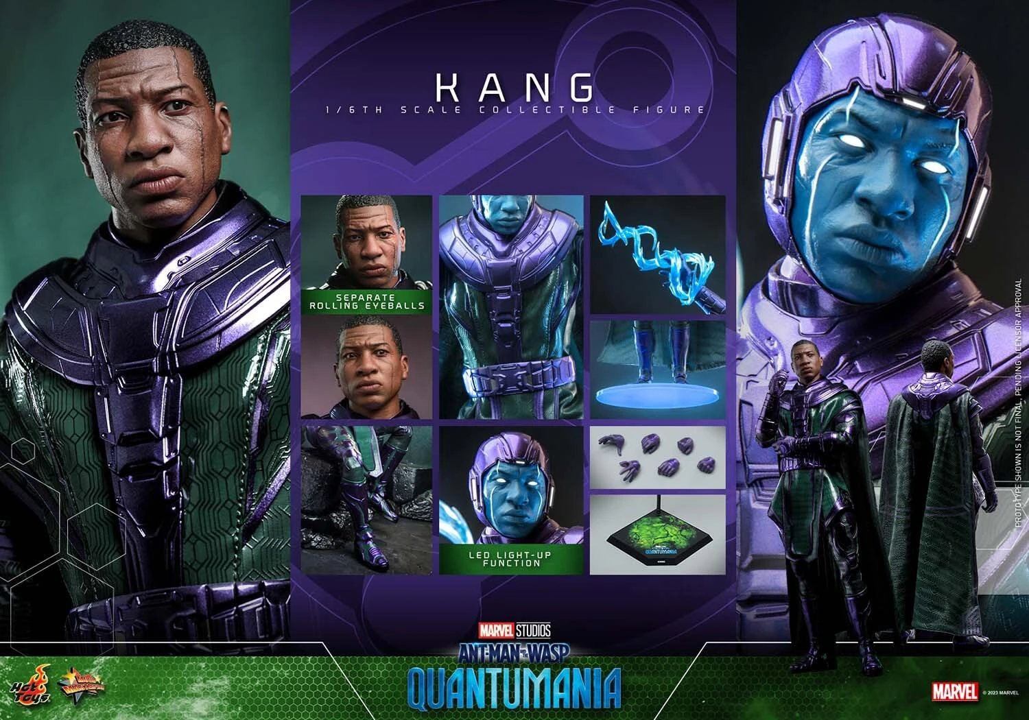 *PRE-ORDER Kang - Ant-Man & The Wasp: Quantumania Marvel Hot Toys Collectibles 1/6 Scale Action Figure - Image 7