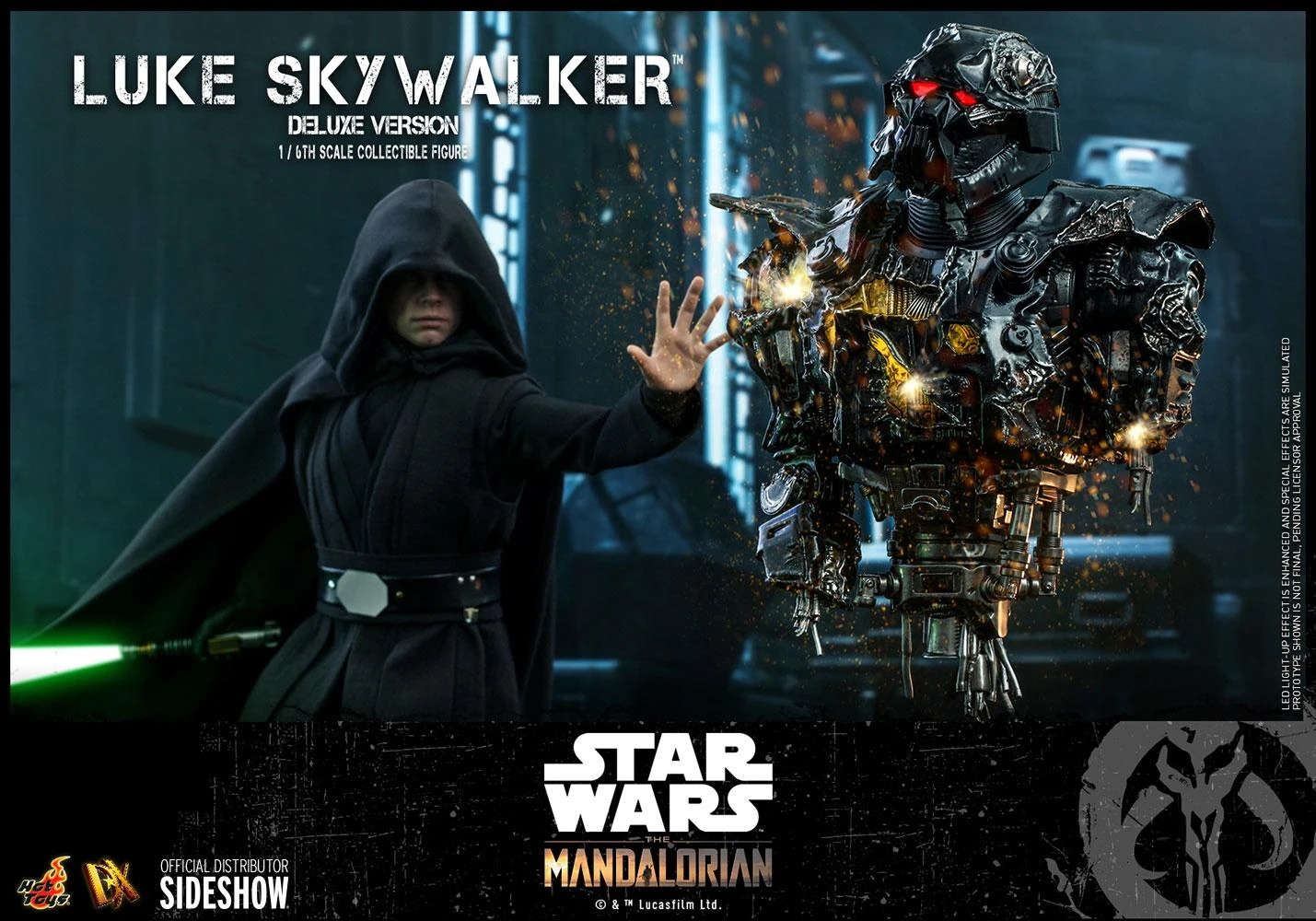 *PRE-ORDER Luke Skywalker DELUXE (The Mandalorian) - Star Wars Hot Toys Collectibles 1/6 Scale Action Figure - Image 8