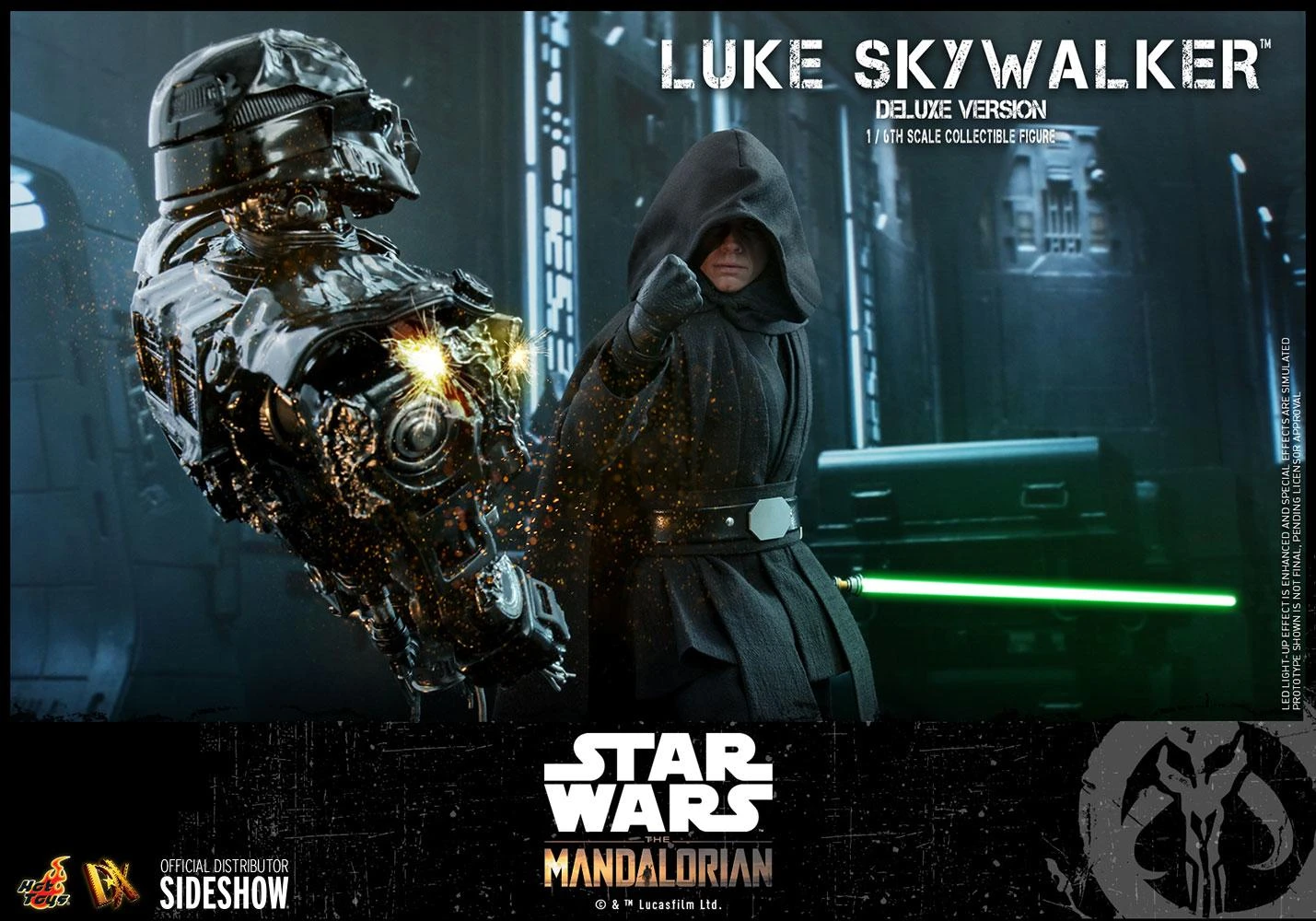 *PRE-ORDER Luke Skywalker DELUXE (The Mandalorian) - Star Wars Hot Toys Collectibles 1/6 Scale Action Figure - Image 6