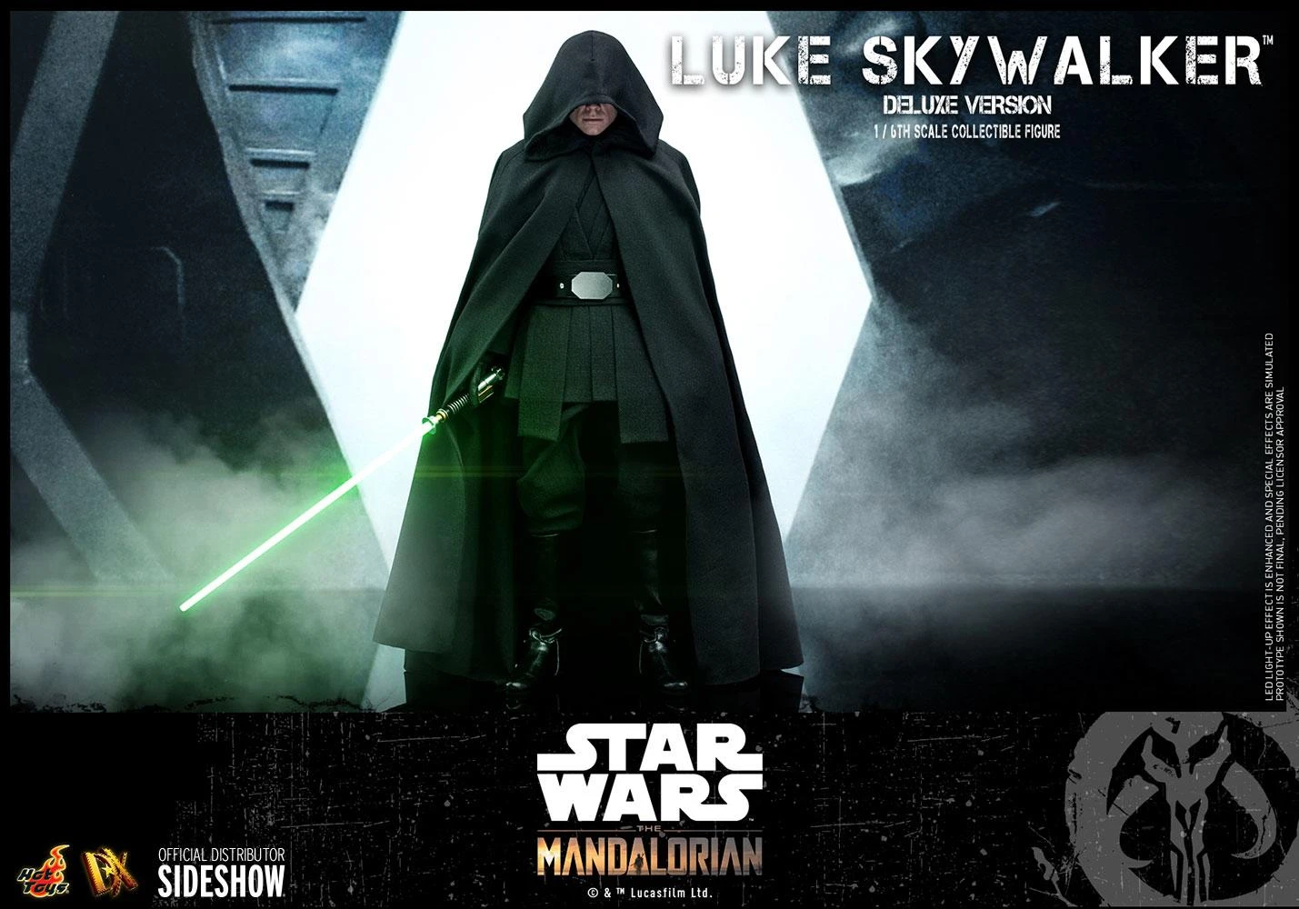 *PRE-ORDER Luke Skywalker DELUXE (The Mandalorian) - Star Wars Hot Toys Collectibles 1/6 Scale Action Figure - Image 7