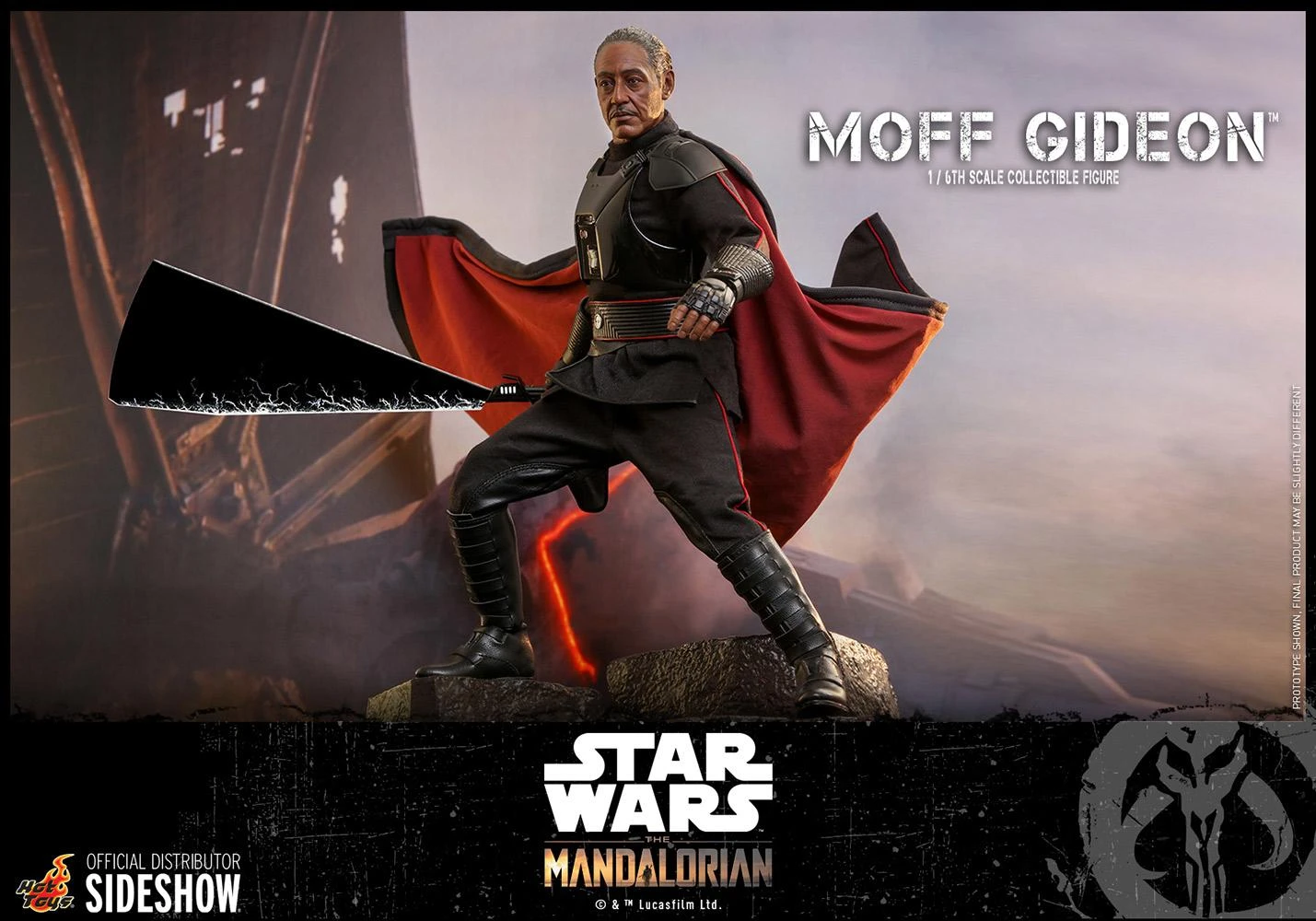 Moff Gideon (The Mandalorian) - Star Wars Hot Toys Collectibles 1/6 Scale Action Figure - Image 8