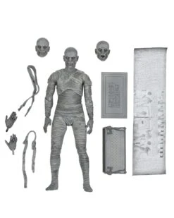 NECA Universal Monsters Ultimate 7 Inch Scale Action Figure - The Mummy (Black & White)