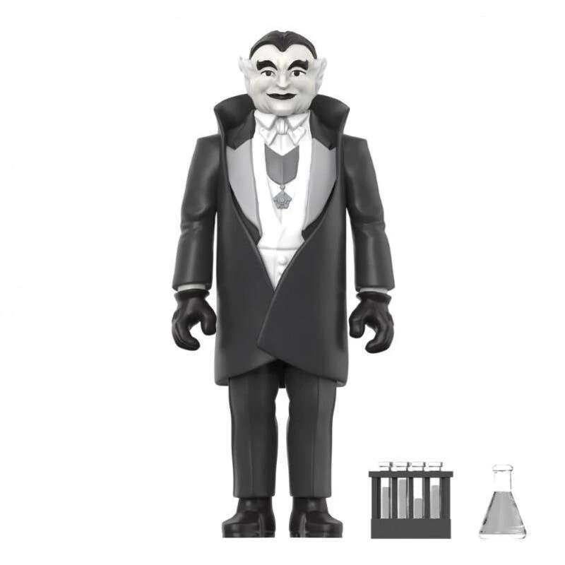SUPER7 The Munsters Reaction Action Figure - Grandpa Greyscale - Image 2